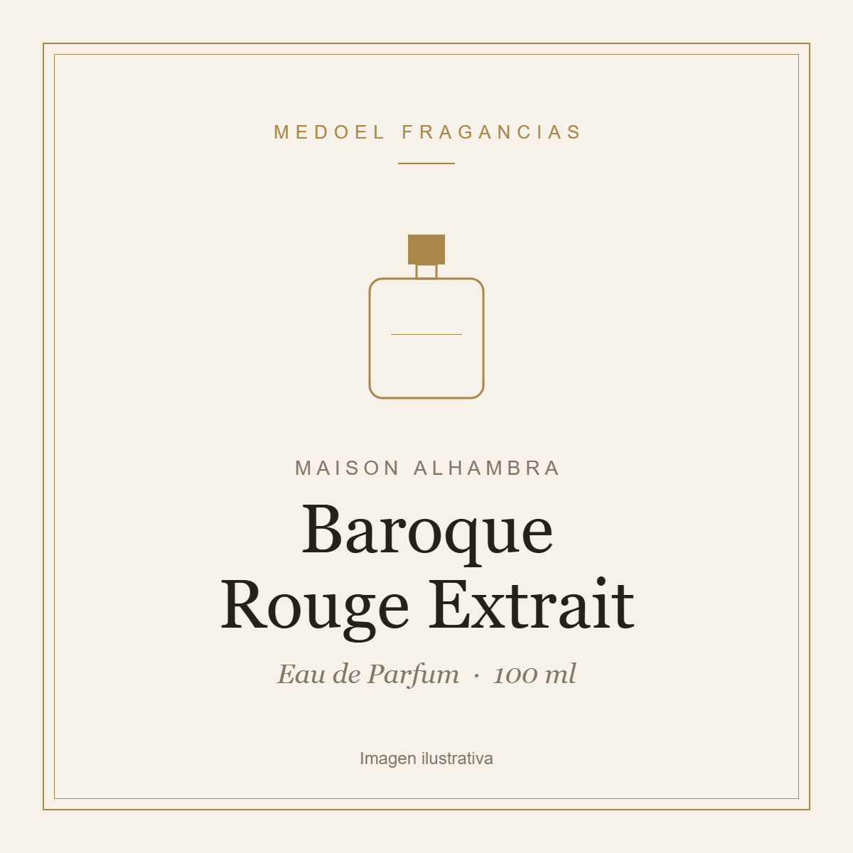 Maison Alhambra Baroque Rouge Extrait